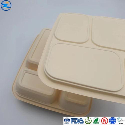 Opaque Original Color Thermoforming PLA Food Container