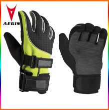 Water Ski Gloves durable and comfortable ski gloves in black and yellow