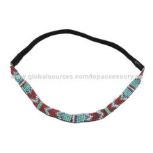 Seed-bead hairbands with different colors and types can also be made into braceletNew