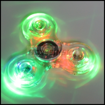 OEM Made LED Light Fidget Spinner Crystal LED Hand Spinner