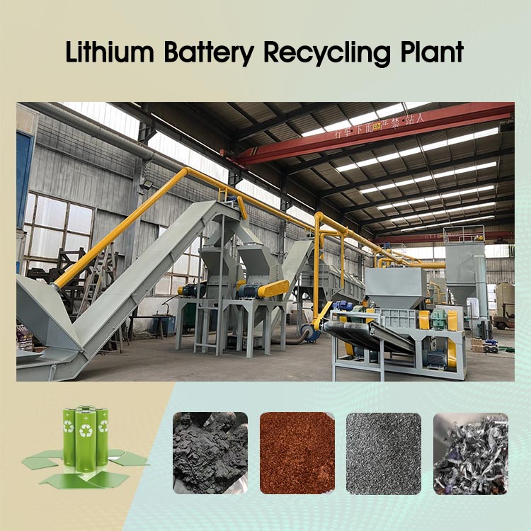 500kg/h Capacity Lithium Ion Battery Recycling Machine For Ev Batteries ...
