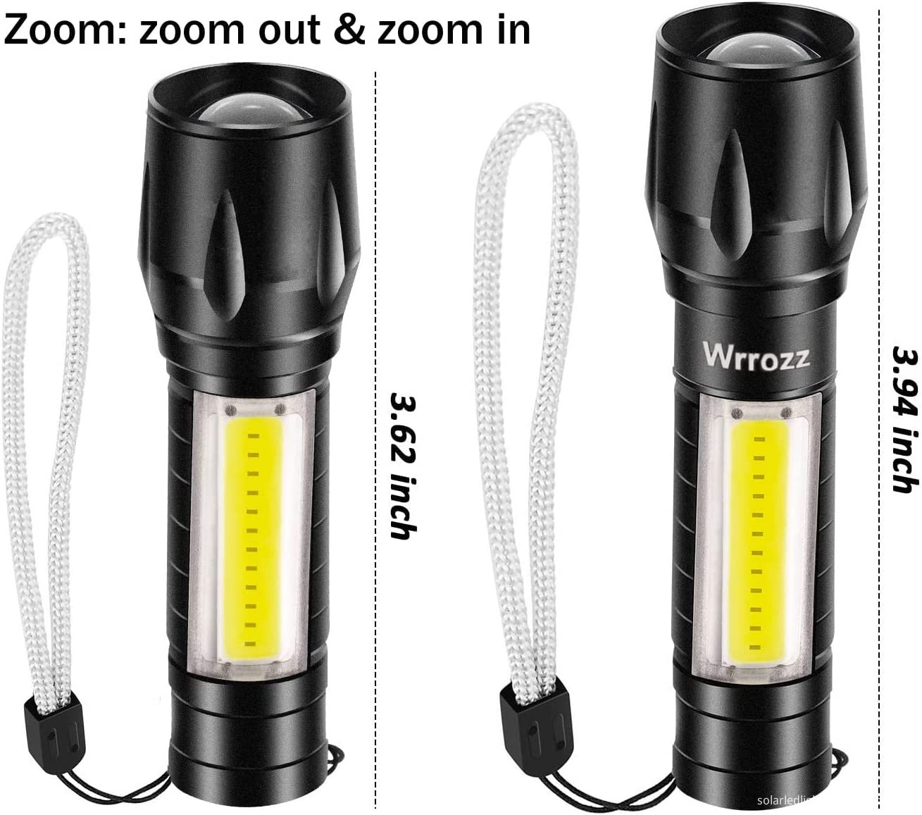 USB rechargeable flashlight