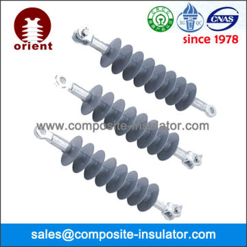 15KV ANSI Polymeric deadend suspension electrical insulators on overhead line