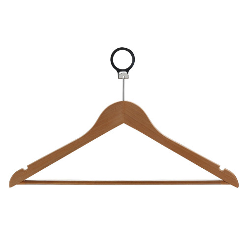 Wooden Hotel Coat Hanger Dark Brown Wood Hanger