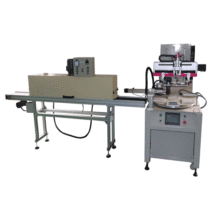 Advanced Rotating Screen Printer Integrated with Robot