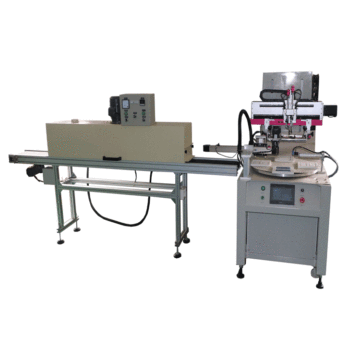 Advanced Rotating Screen Printer Integrated with Robot