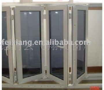 PVC Folding Window, vinyl folding window,