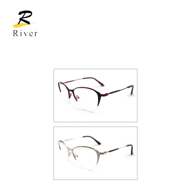 17066 Fashion Wholesale Custom Metal Eyewear Glasses Optical Eyeglasses Frames