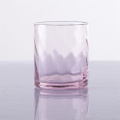 أكواب الشرب HB Pink Water Glass Pink المنفوخة يدويًا