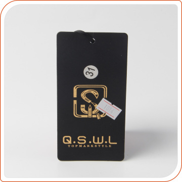 Customized Printing Paper Hang Tags / paper label for clothes