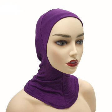 Stretch Adjustable Cotton Modal Islamic Hijab Cap