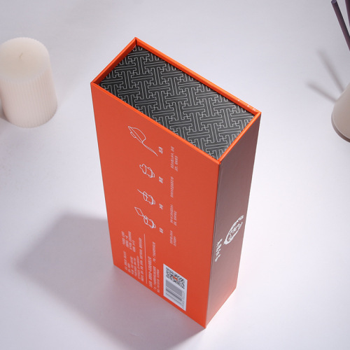Магнитные коробки пользовательская черная чайная коробка Подарочная упаковка