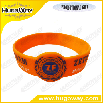 Awareness Debossed Painted Silicone Bracelet (HW-SC-005)