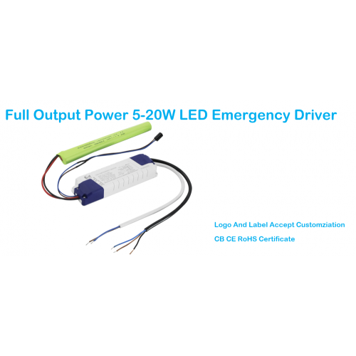 Rechargeable Li-ion Battery Backup LED Emergency Pack