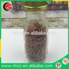 Office Rose Gold paper Clip in Jar