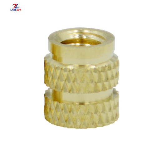 Threaded Knurled Brass Insert Nut For Plastic