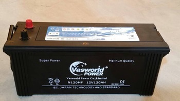 JIS standard Storage Batteries Professional 12V120AH car battery