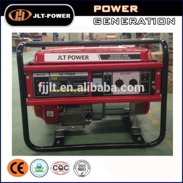 6kw gasoline generator electric start with copper wires