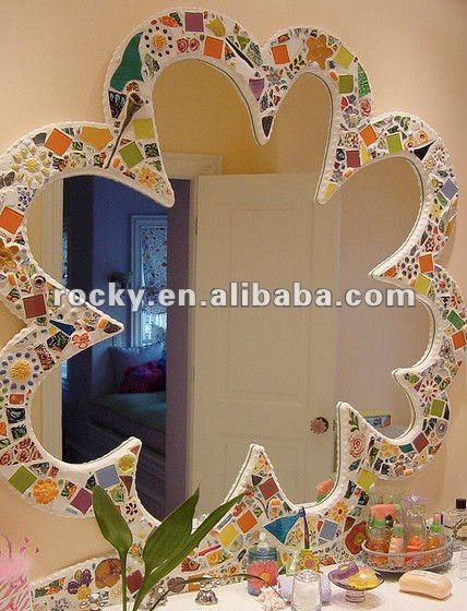 Home Deco Mirror Tiles high quality mirror wall tiles