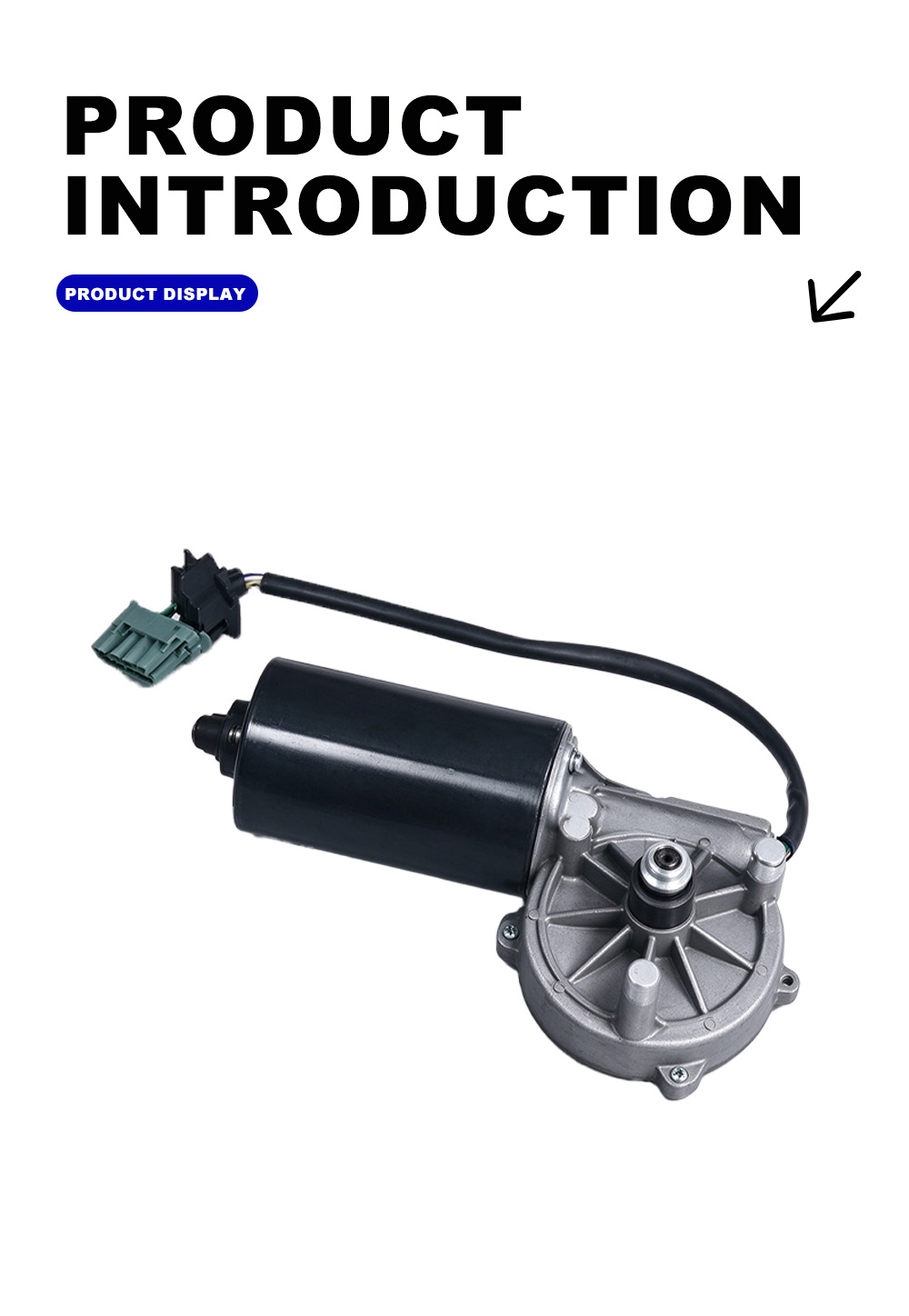 Conjunto del motor del limpiaparabrisas X Windshield Wiper Motor Assembly X