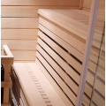 Traditional indoor sauna room