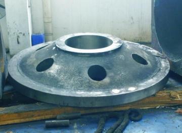 Vertical mill reducer spokes