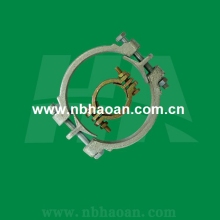 Galvanized Steel Double Bolt Clamp
