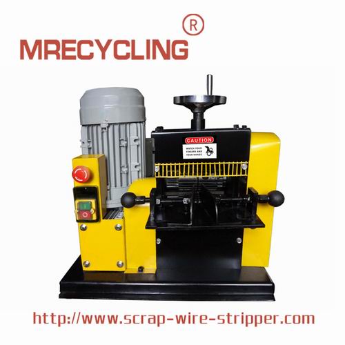 blue rock wire stripping machine