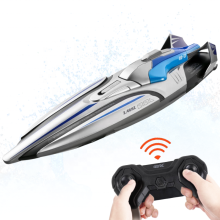 Top Selling Waterproof 2.4G Dual Propeller High-Speed RC Boat: 45KM/H Racing Ship