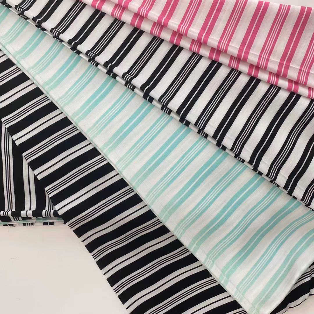 Shaoxing textile stock  100% Rayon/Viscose Woven Printed Fabric  rayon challis printed  30*30 Ecovero print  for shirt dress