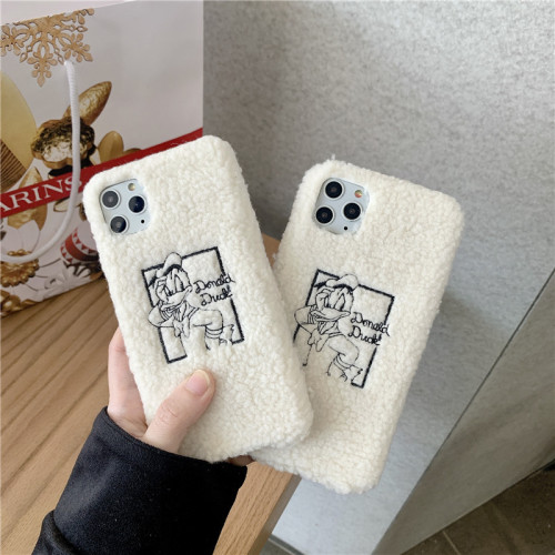 Donald Duck Phone Case embroidery Soft Cover
