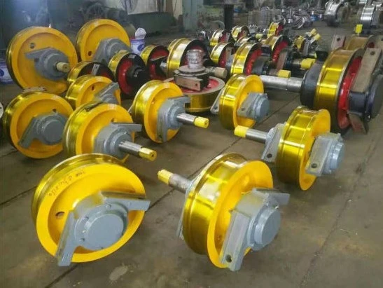 Heavy Shaft and Drive Wheel Hub Assembly for Crane Bearing Housing