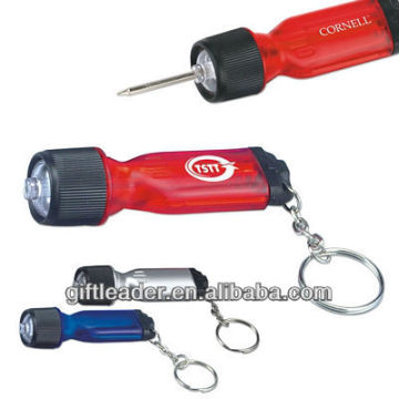 Mini Flashlight Tool Keychain