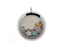 Sliver living locket wholesale shiny polished only