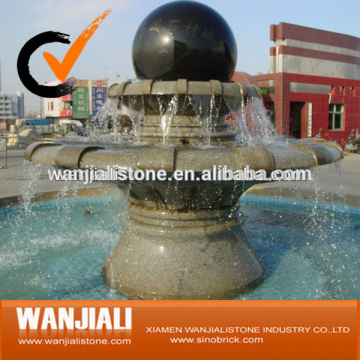 Granite stone ball water fountain