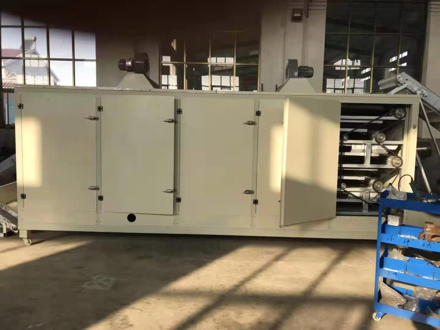 75kg/batch smaller fish feed pellet dryer /pellet dryer machine for sale