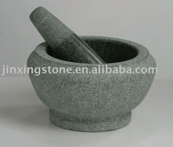 stone mortar and pestle /garlic tool