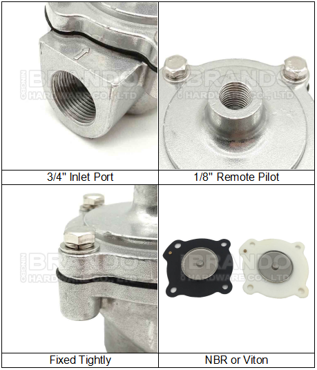 G353A041 Dust Collector Diaphragm Valve