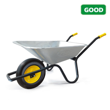 GALVANIZED HOME AND GARDEN WHEELBARROW