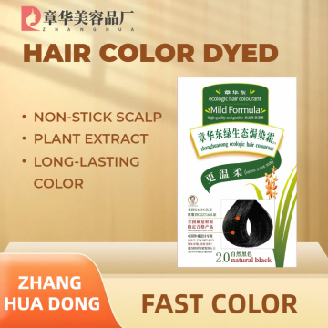 Semi-Permanent Hair Dye with Natural Ingredients
