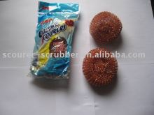 copper mesh scourer