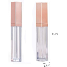Botellas de brillo labiales recargables con inserciones de goma