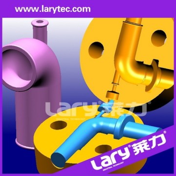 Horizontal rubber injection mold