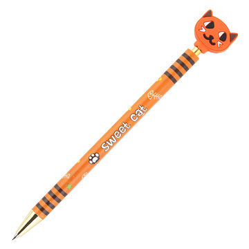 Plastic Pen with Cool Animal Toppers