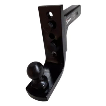 Metal Steps with Gooseneck Trailer Hitch Plug for Trailer Hitch