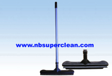 telescopic floor rubber broom squeegee brush