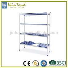 Storage rack shelves adjusted heavy aluminium storage rack