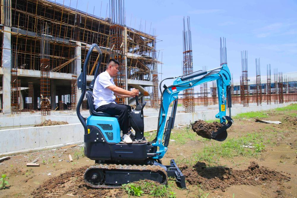 Mikro Excavator Bagger 1 ton mesin penggali kecil