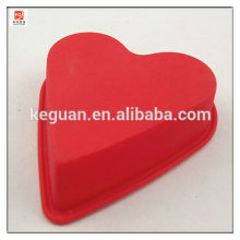 S-A0025 popular nice design colorful heart shaped silicon bakeware