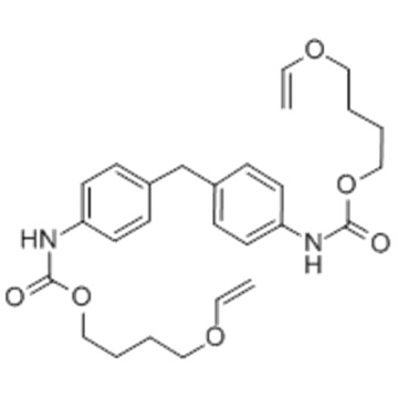 Acide carbamique, N, N &#39;- (méthylènedi-4,1-phénylène) bis-, C, C&#39;-bis [4- (éthényloxy) butyl] ester CAS 196109-16-7